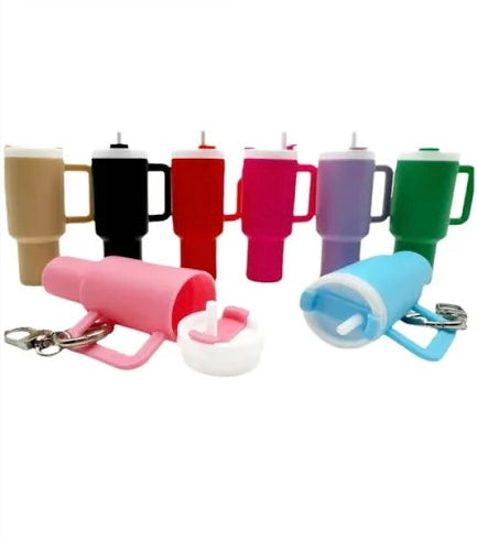 Custom cup keyring